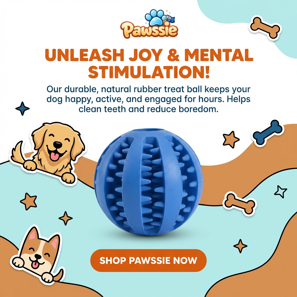 Pawssie  Interactive Treat Ball